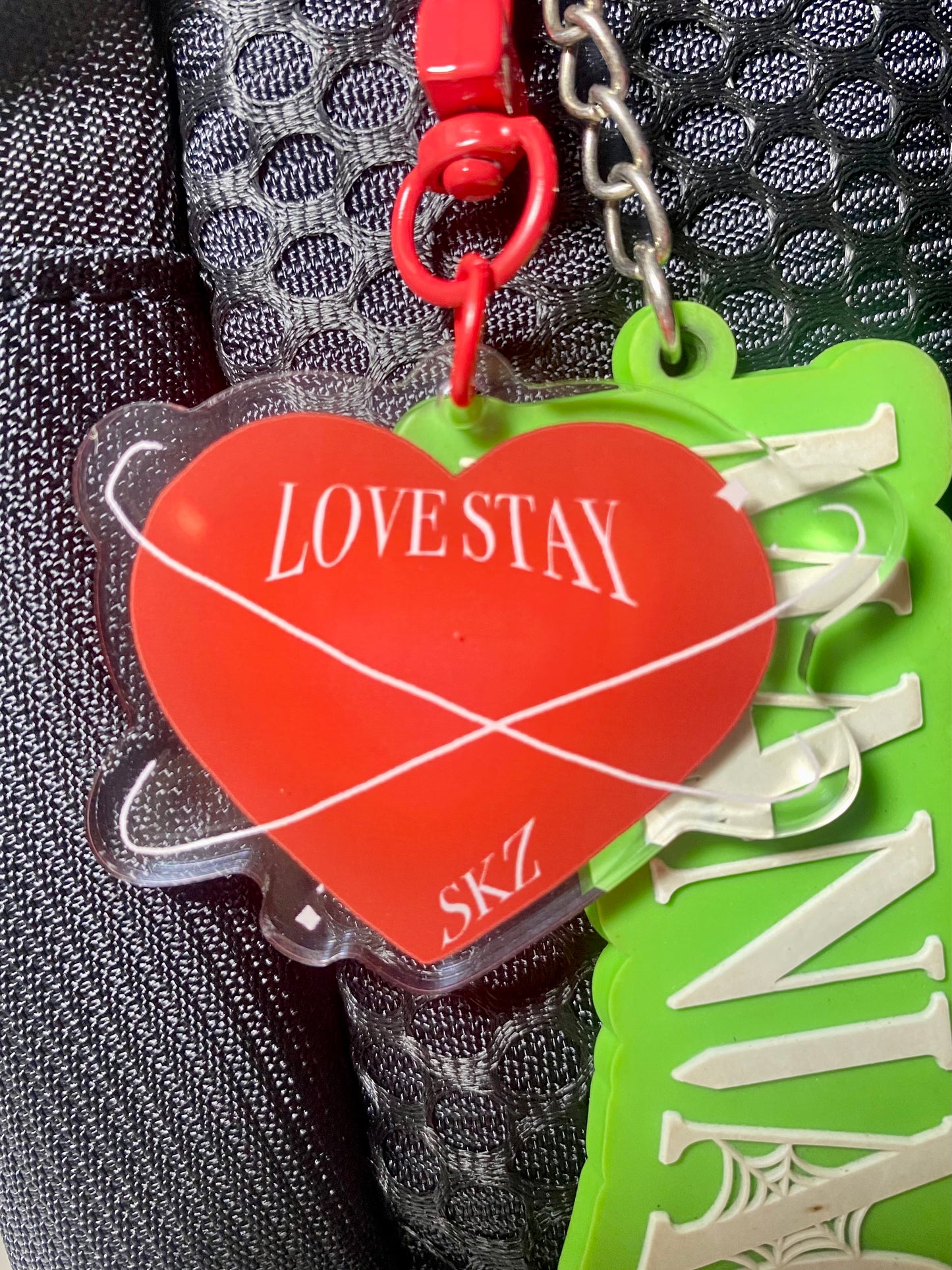 Stray Kids LoveStay Heart Keychain