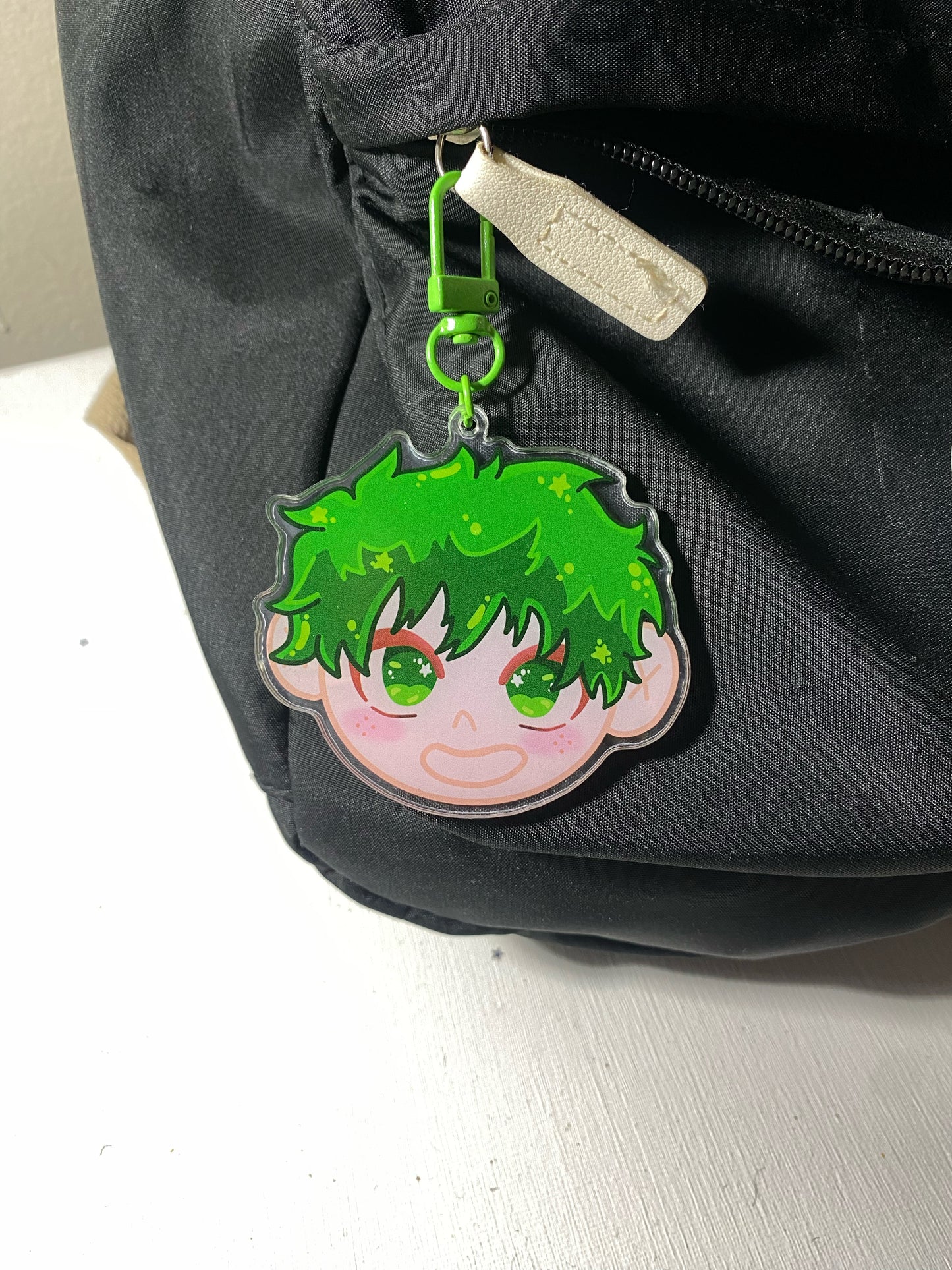 Big Head Deku Acrylic Keychain