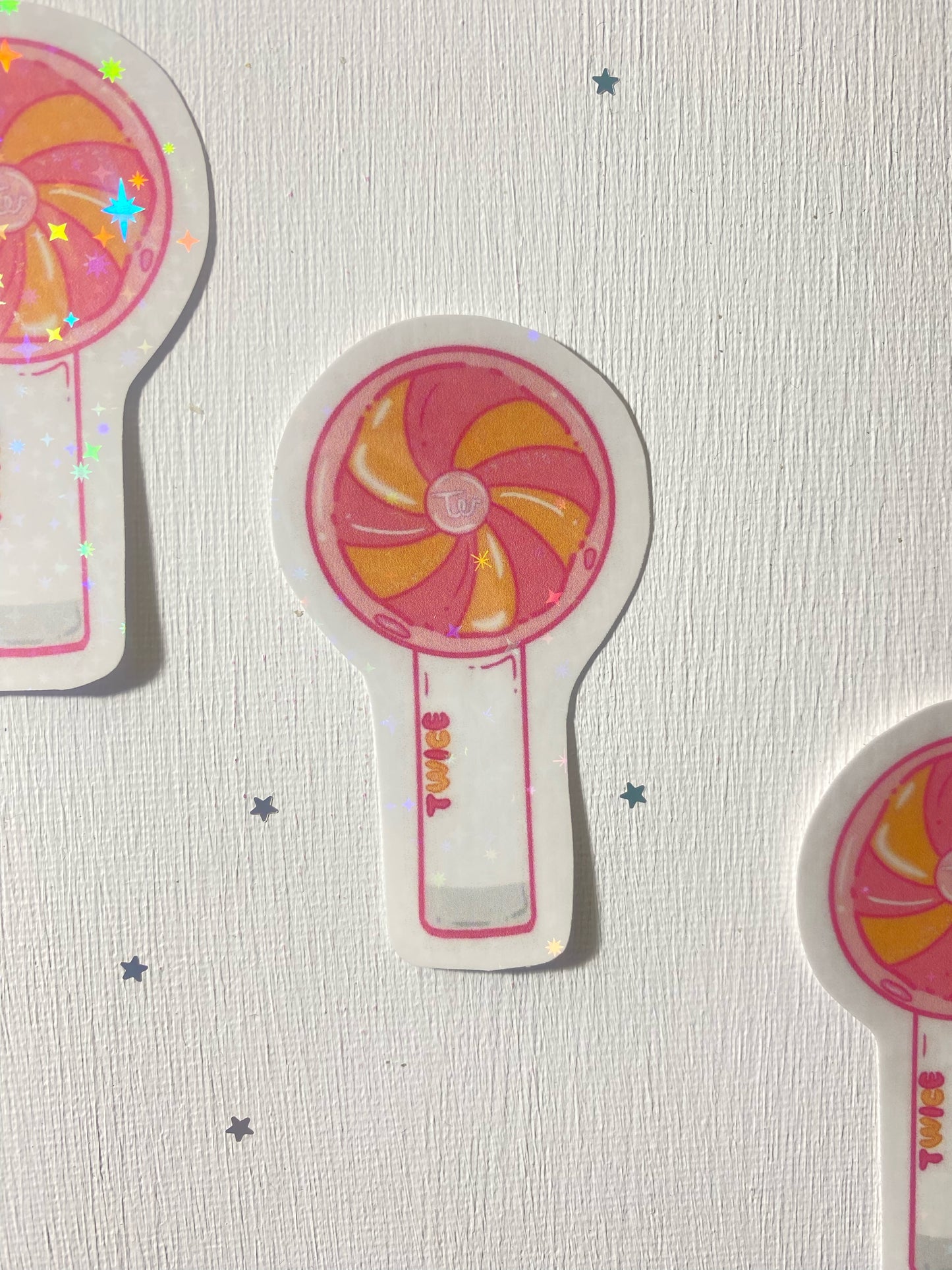 Twice Fandom LightStick Holographic Sticker