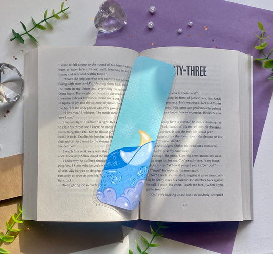 Liquid Moon Laminated Bookmark