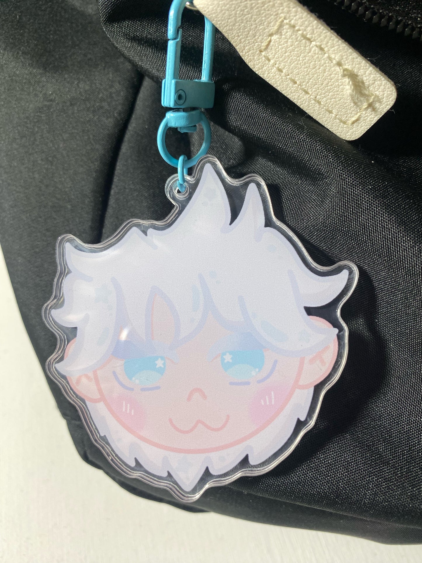 Big Head Gojo Acrylic Keychain