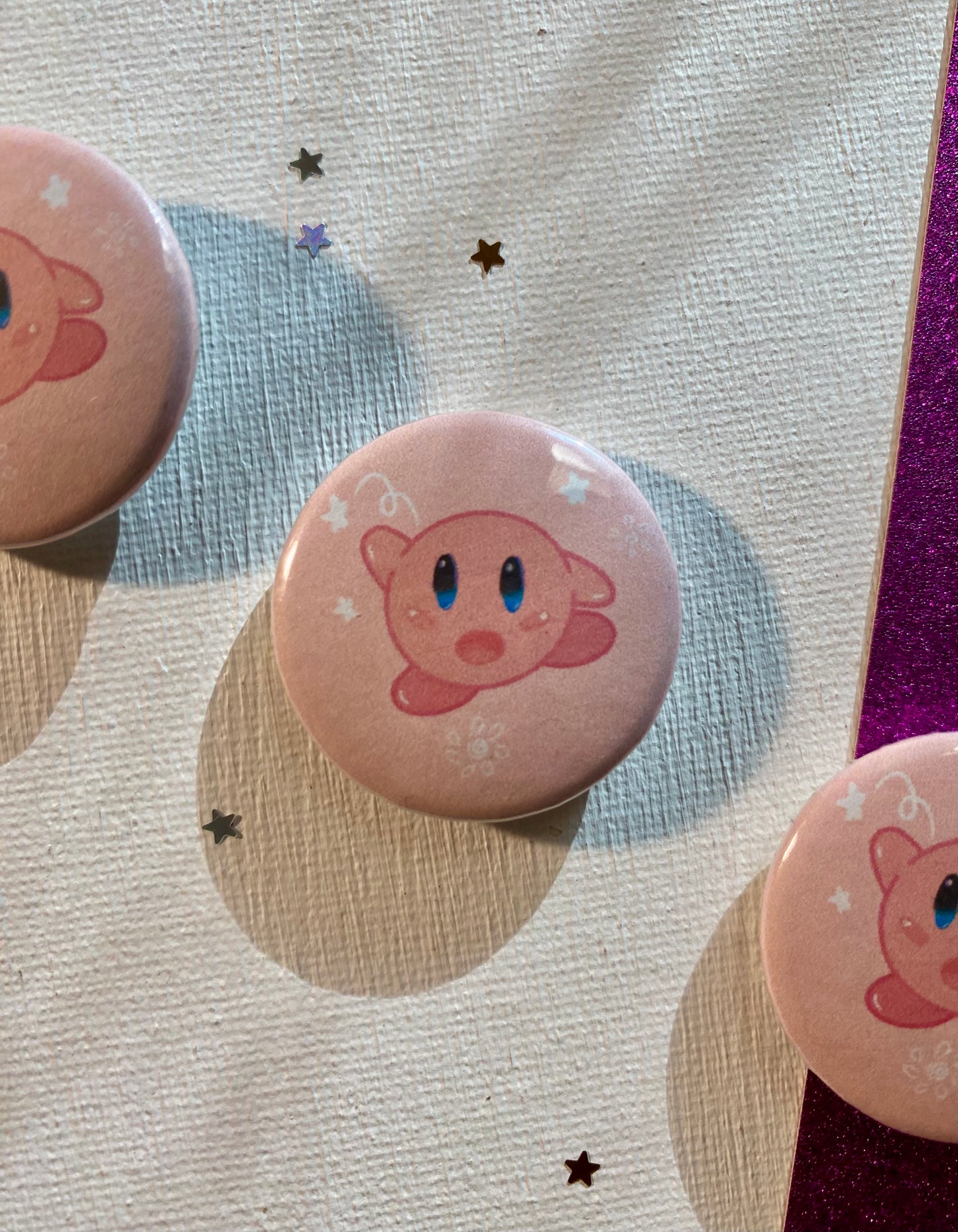 Mini Kirby 1.2 Inch Button