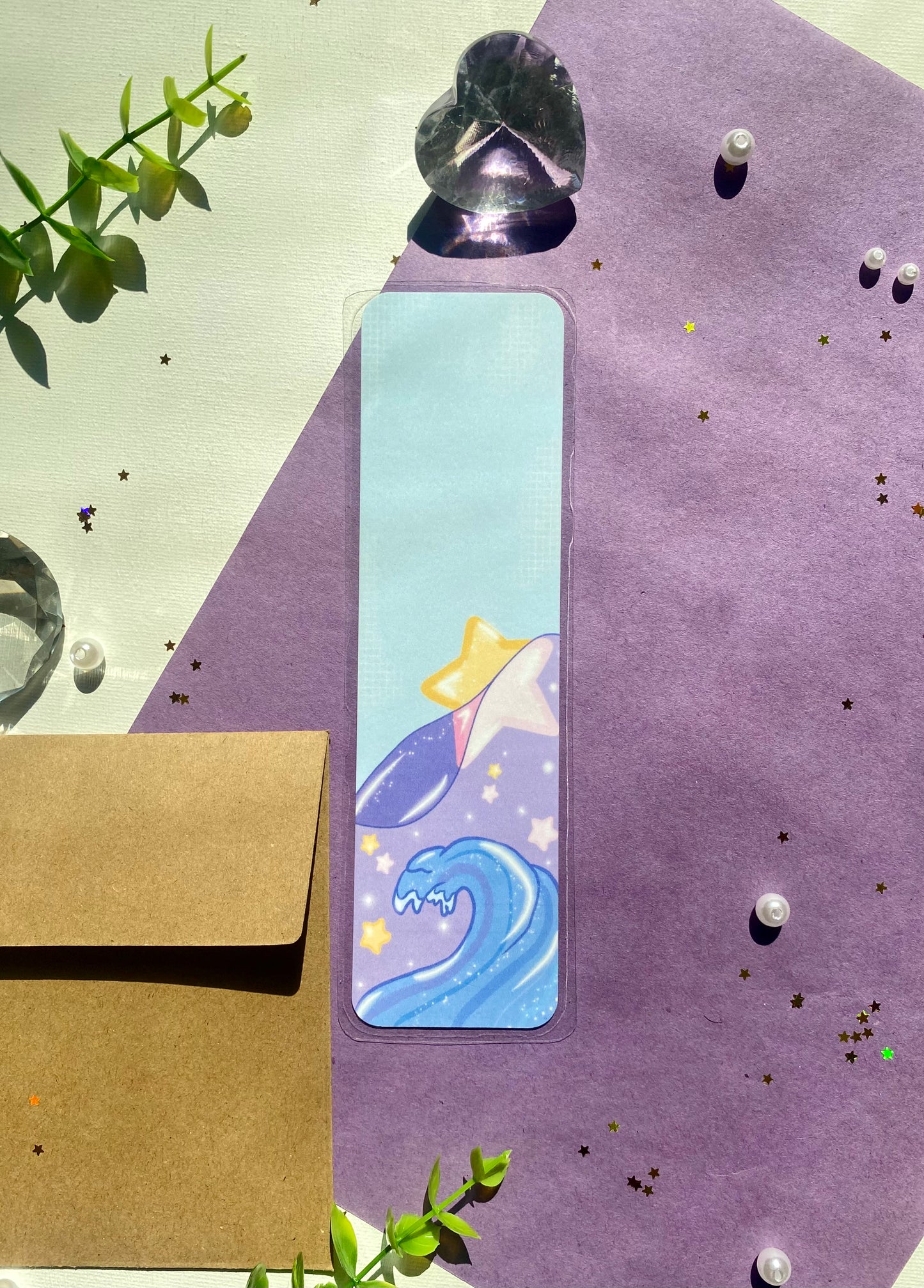 Ocean of Stars Laminated Bookmark