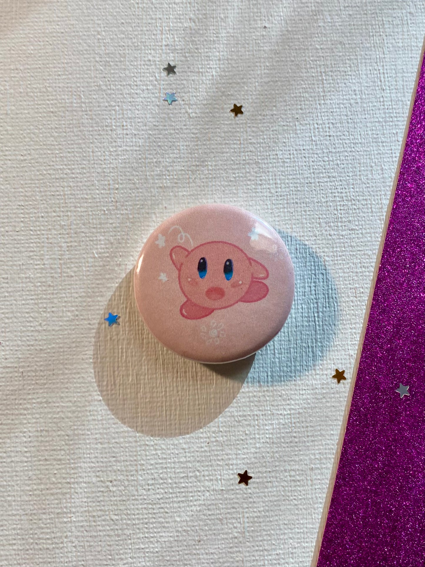 Mini Kirby 1.2 Inch Button