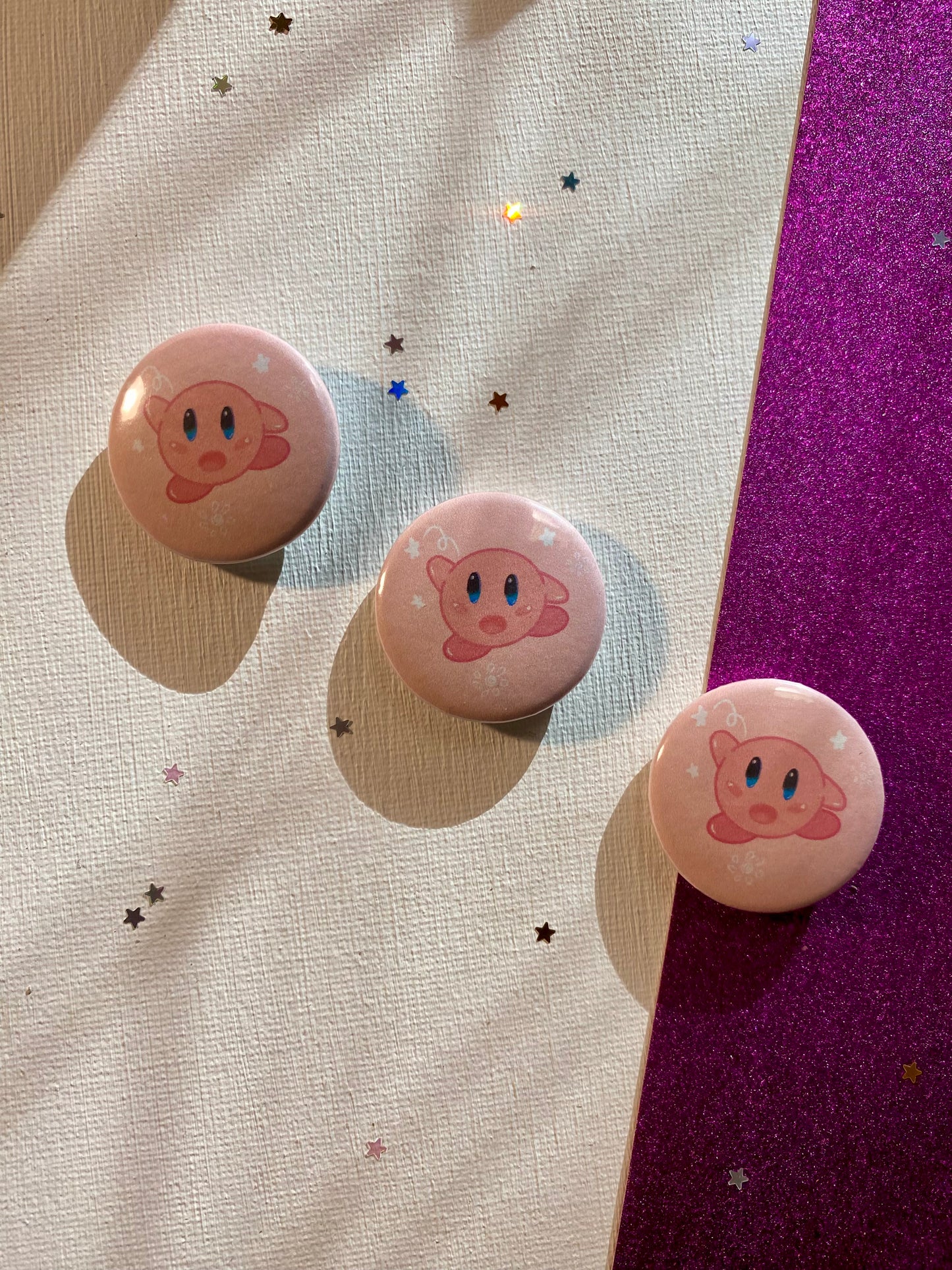 Mini Kirby 1.2 Inch Button