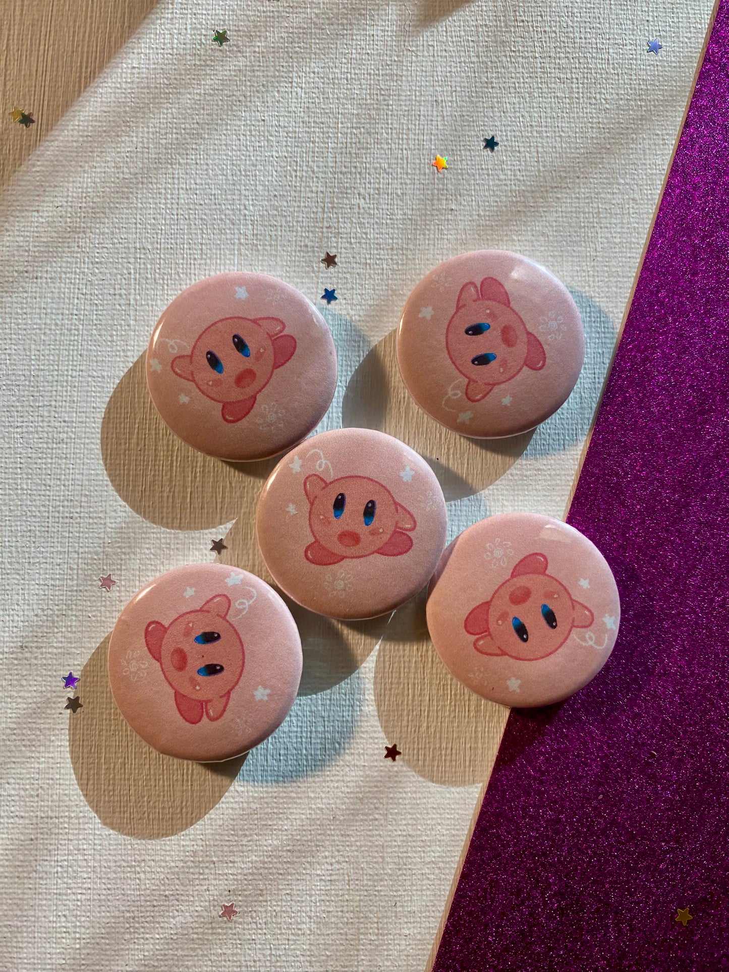 Mini Kirby 1.2 Inch Button