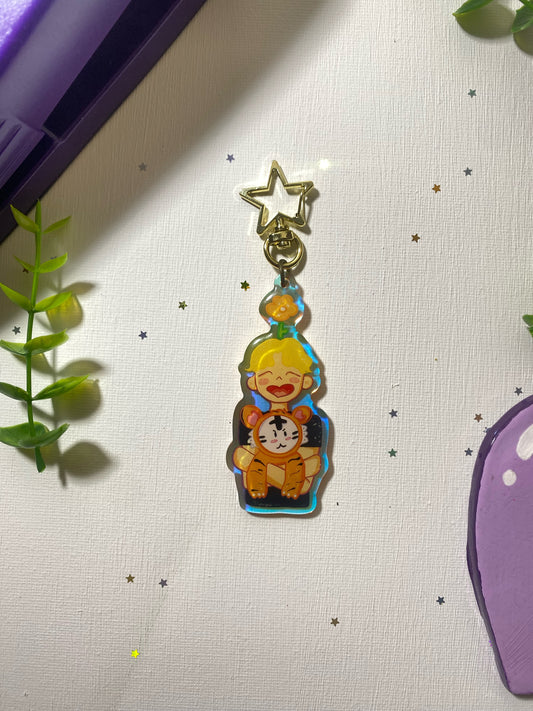 Seventeen Hoshi Iridescent Keychain