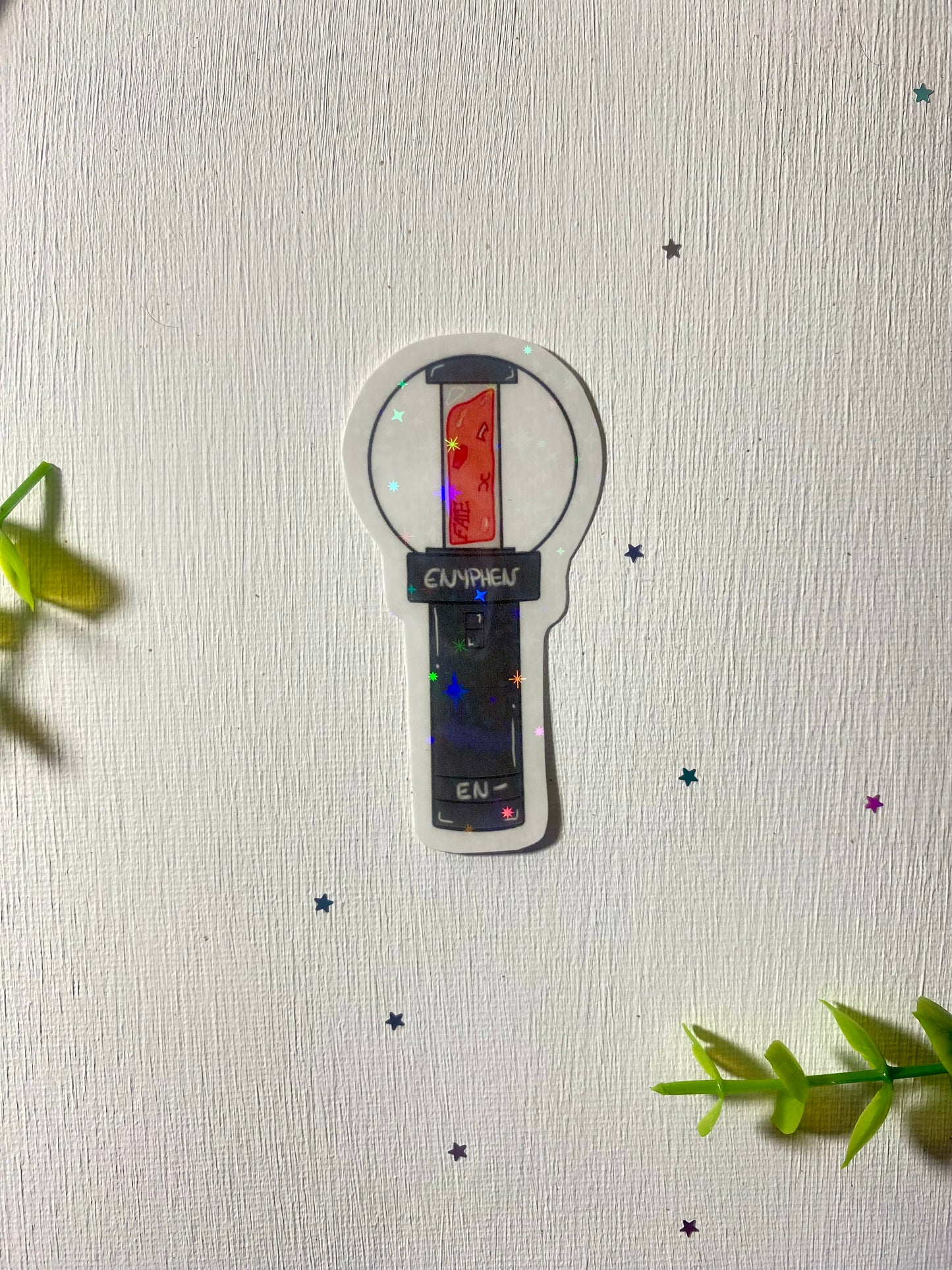 Enhypen Fandom Lightstick Holographic Sticker