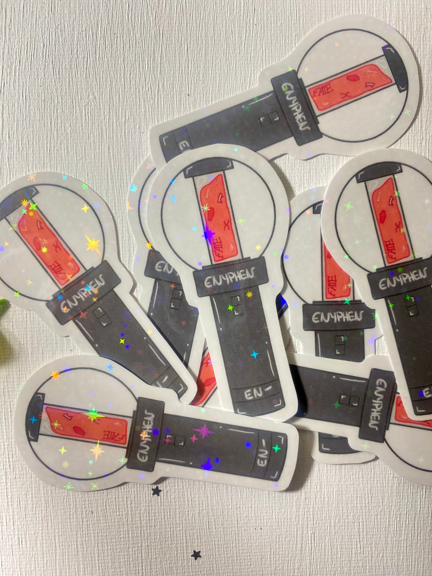 Enhypen Fandom Lightstick Holographic Sticker