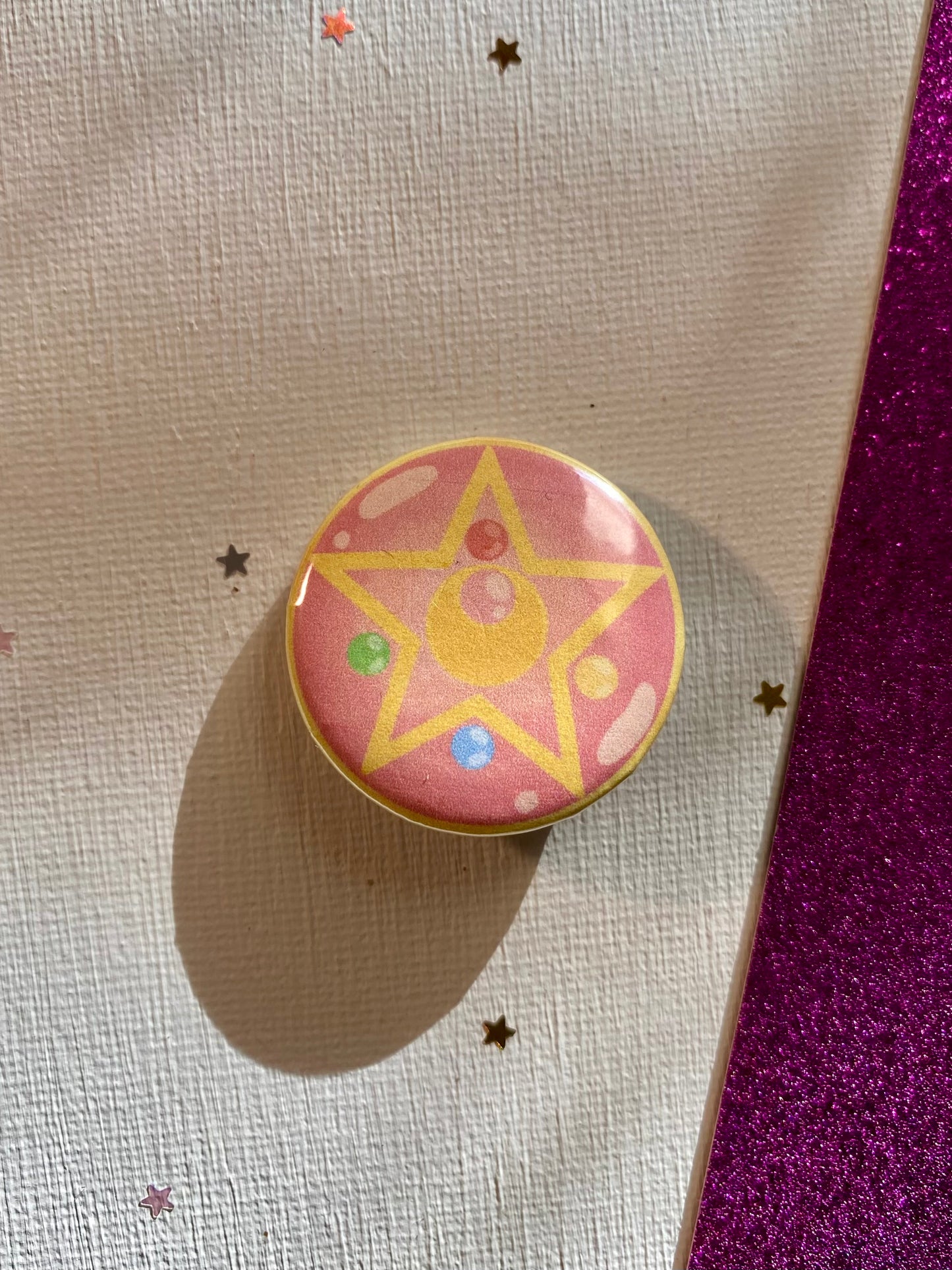 Mini Sailor Moon Brooch 1.2 Inch Button